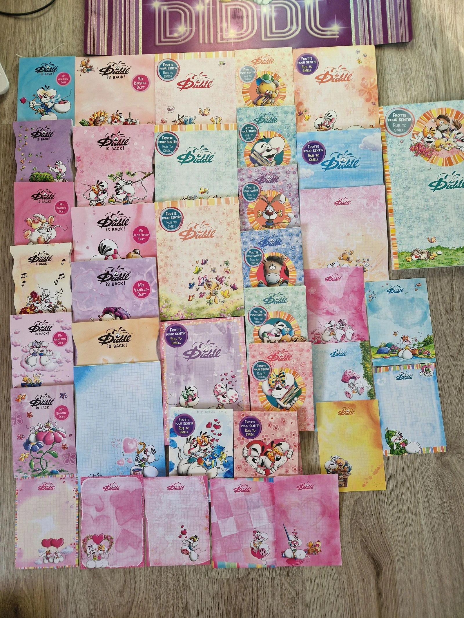 38 diddlblaadjes uit de nieuwe collecties
